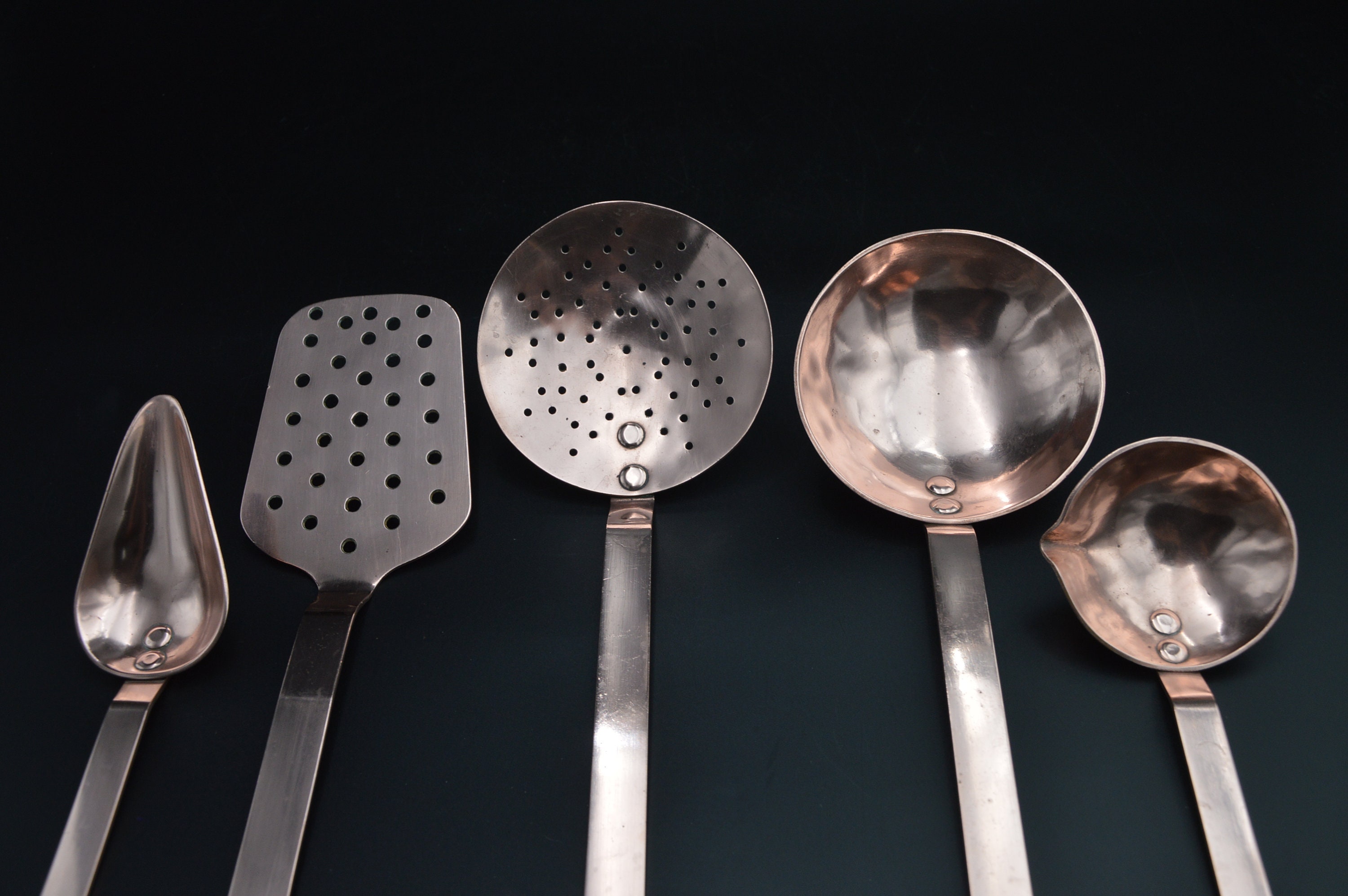 Vintage Copper Kitchen Utensils High Quality Vintage French 33.8mm