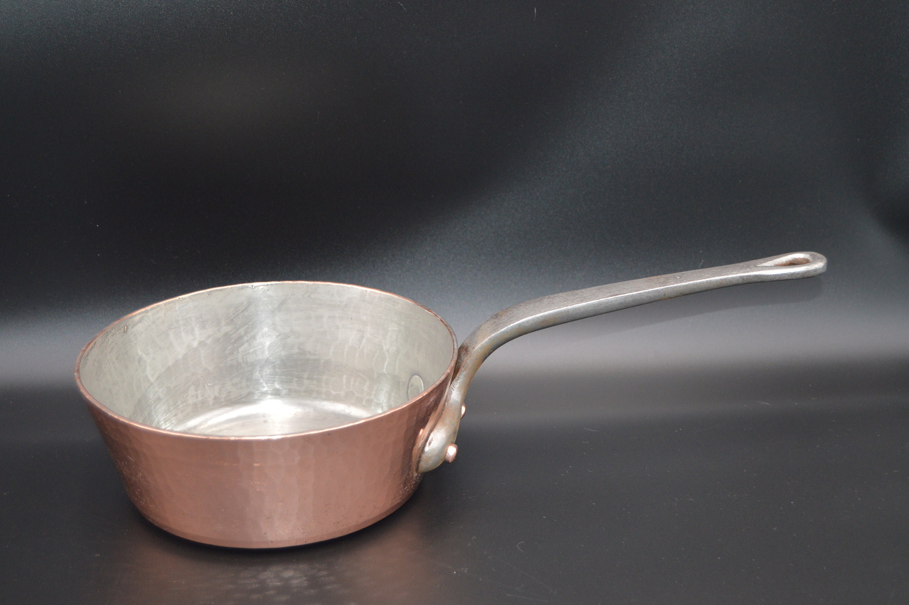 Solid Copper, Sugar Saucepan With Pour Spout, 3.5 Qt.