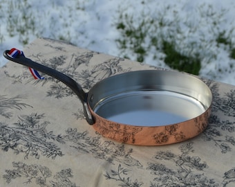 Nouvelle sauteuse en cuivre NKC : Normandy Kitchen, doublée d'étain, 20 cm (8 po.)