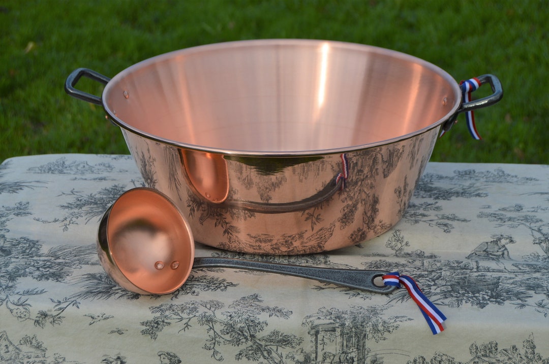 New NKC 38cm Copper Jam Pan Ladle From Normandy Kitchen Etsy
