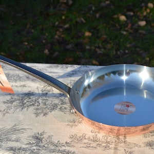 New NKC 24 cm Kupfer Bratpfanne Pfanne Normandie Küche Kupfer Saute Hochseitige Sautepfanne 9 1/2 &quot;Zinn gefüttert New Normandie Kitchen Copper 1,3 mm