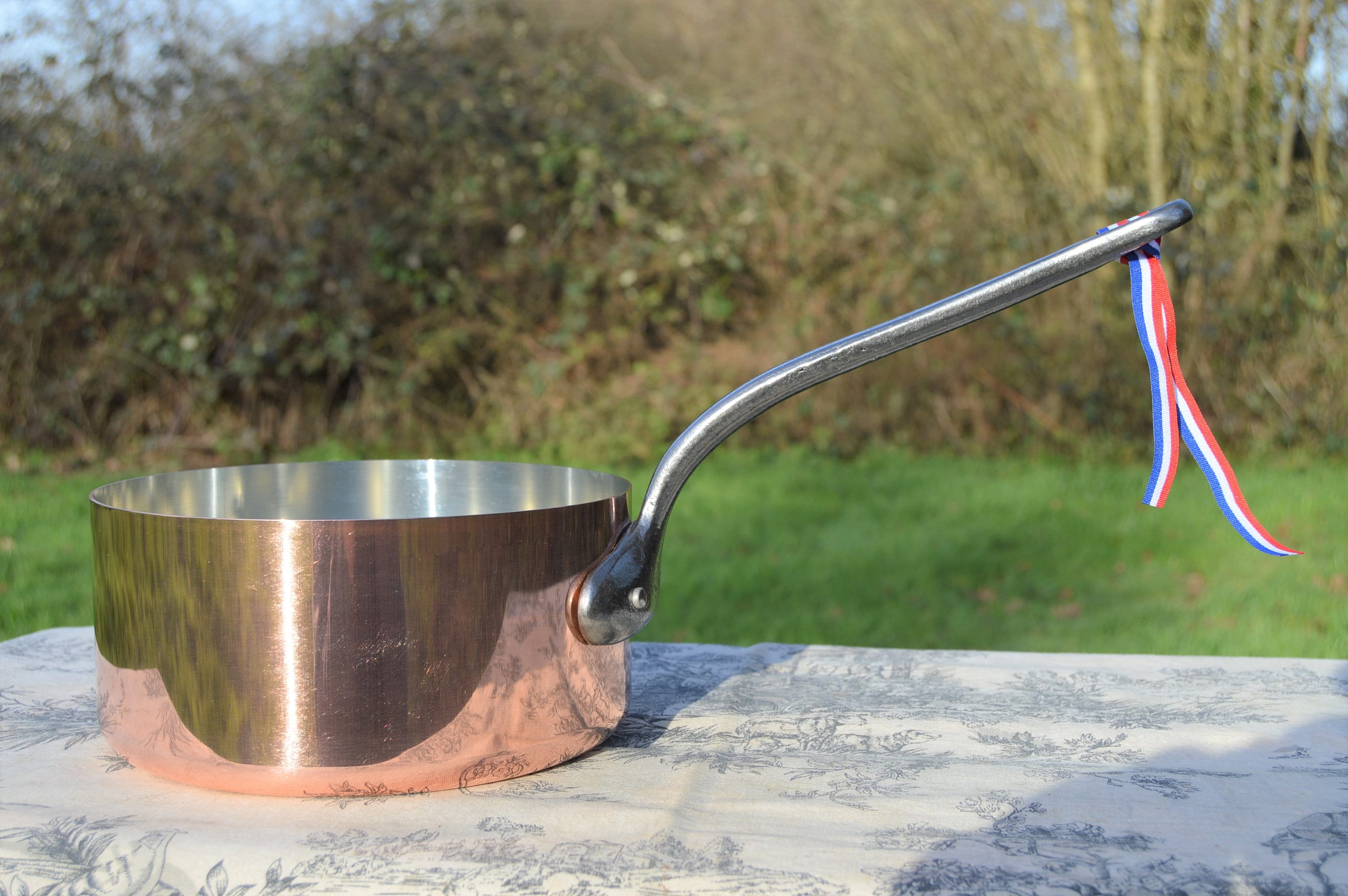 18cm New NKC Copper Pan Tin Lined Normandy Kitchen Copper Saucepan Iron