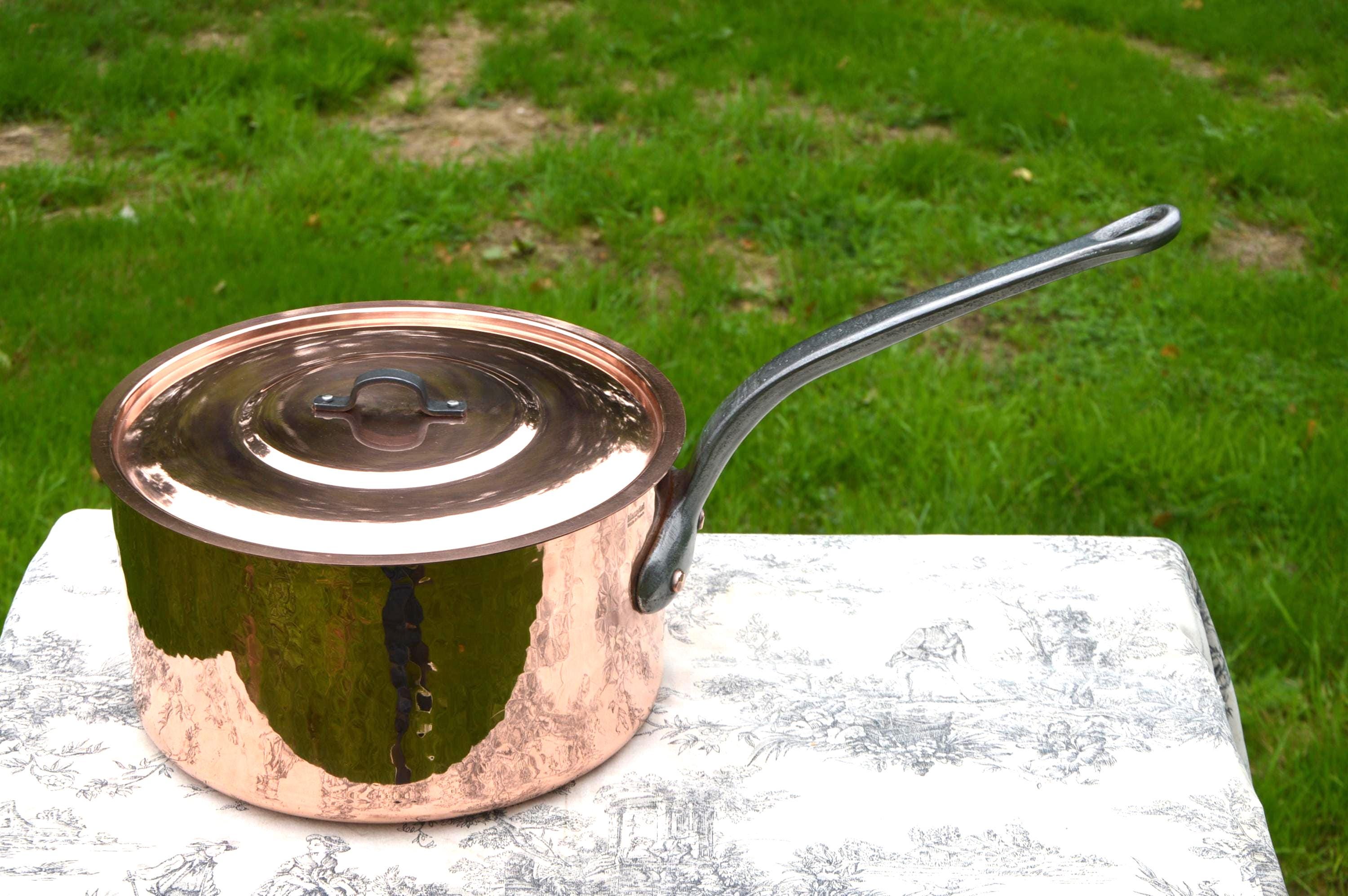 Casserole Ovale En Cuivre Mauviel Villedieu – Poignées Laiton, 11,8 Pouces, France