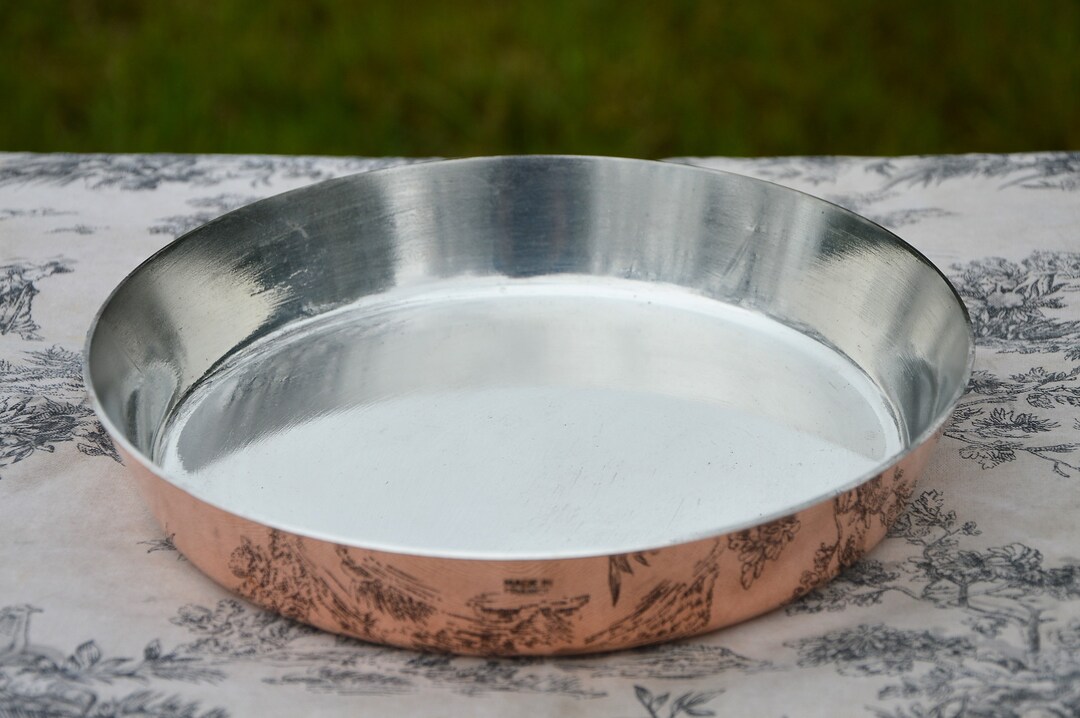 Tarte Tatin 1.9mm Copper Round Pie Dish Tart Tin New Tin Etsy