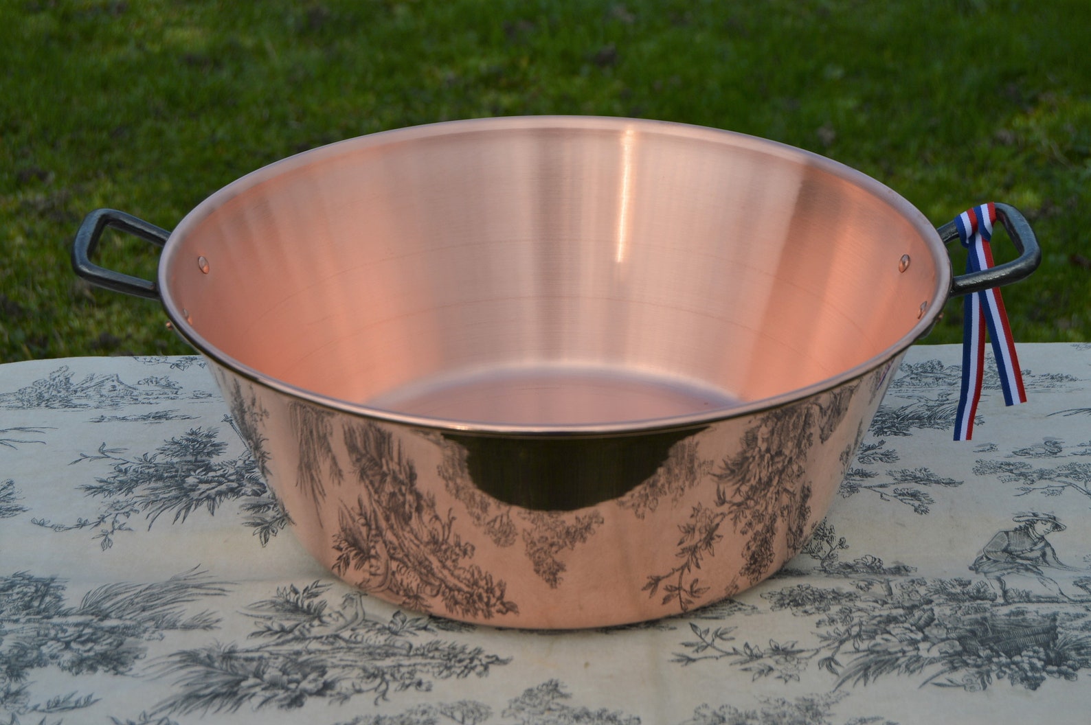 New NKC 38cm Copper Jam Pan Ladle From Normandy Kitchen Etsy