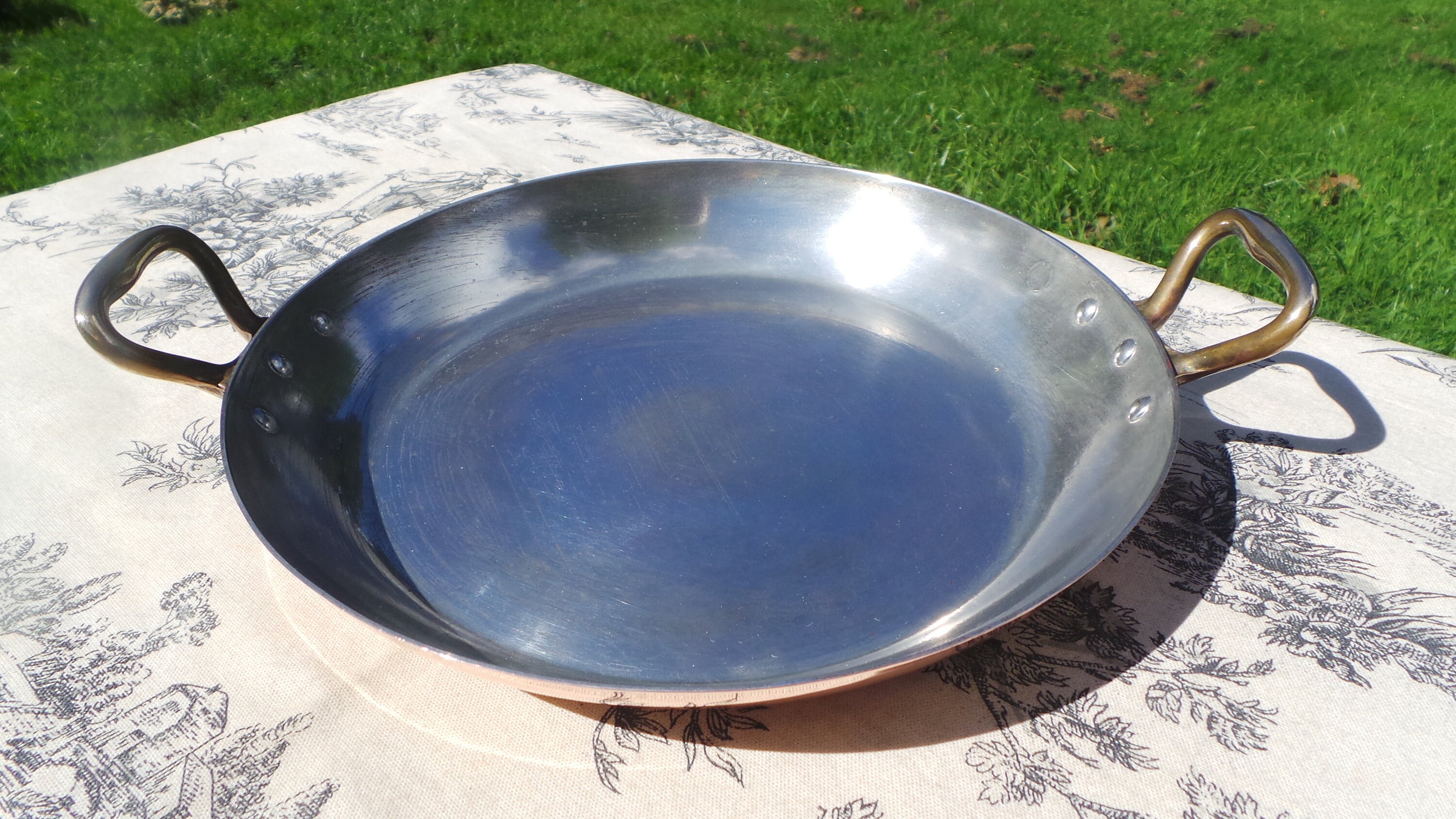 Gratin Pan Atelier du Cuivre 1.1mm Copper Oven Dish Frying Sauté