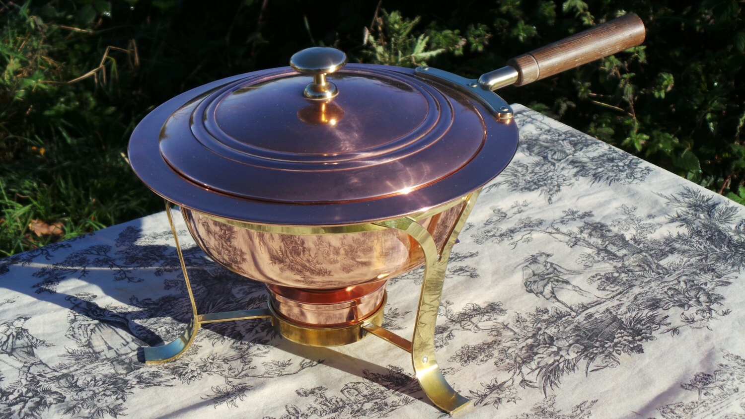 New NKC Copper 28cm Rondeau 28 cm 11 Big NKC Saute Two Handle Casserole  Cuivre Traditionally Made Tin lined New Normandy Kitchen Copper