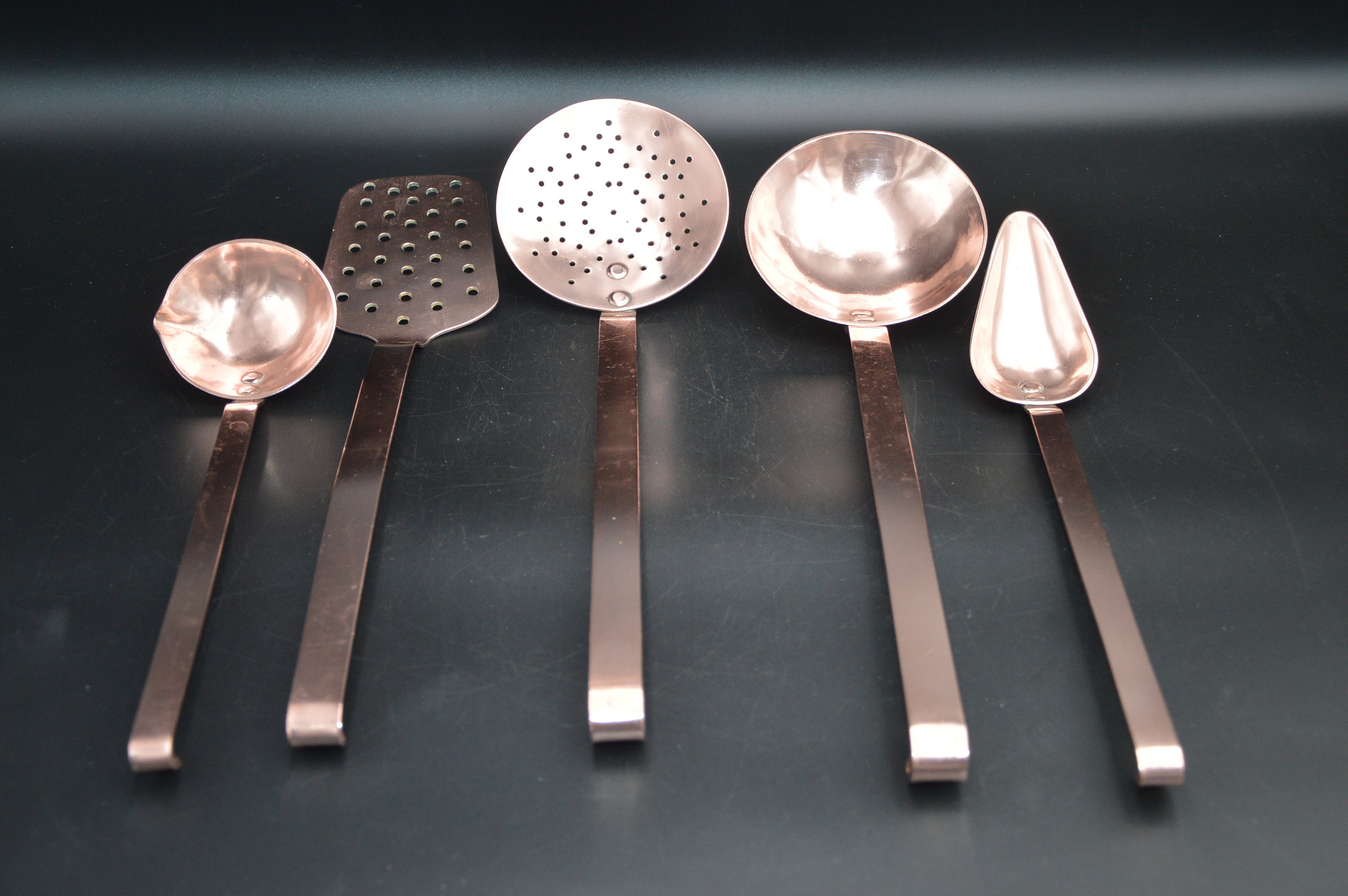 Vintage Copper Kitchen Utensils High Quality Vintage French 33.8mm