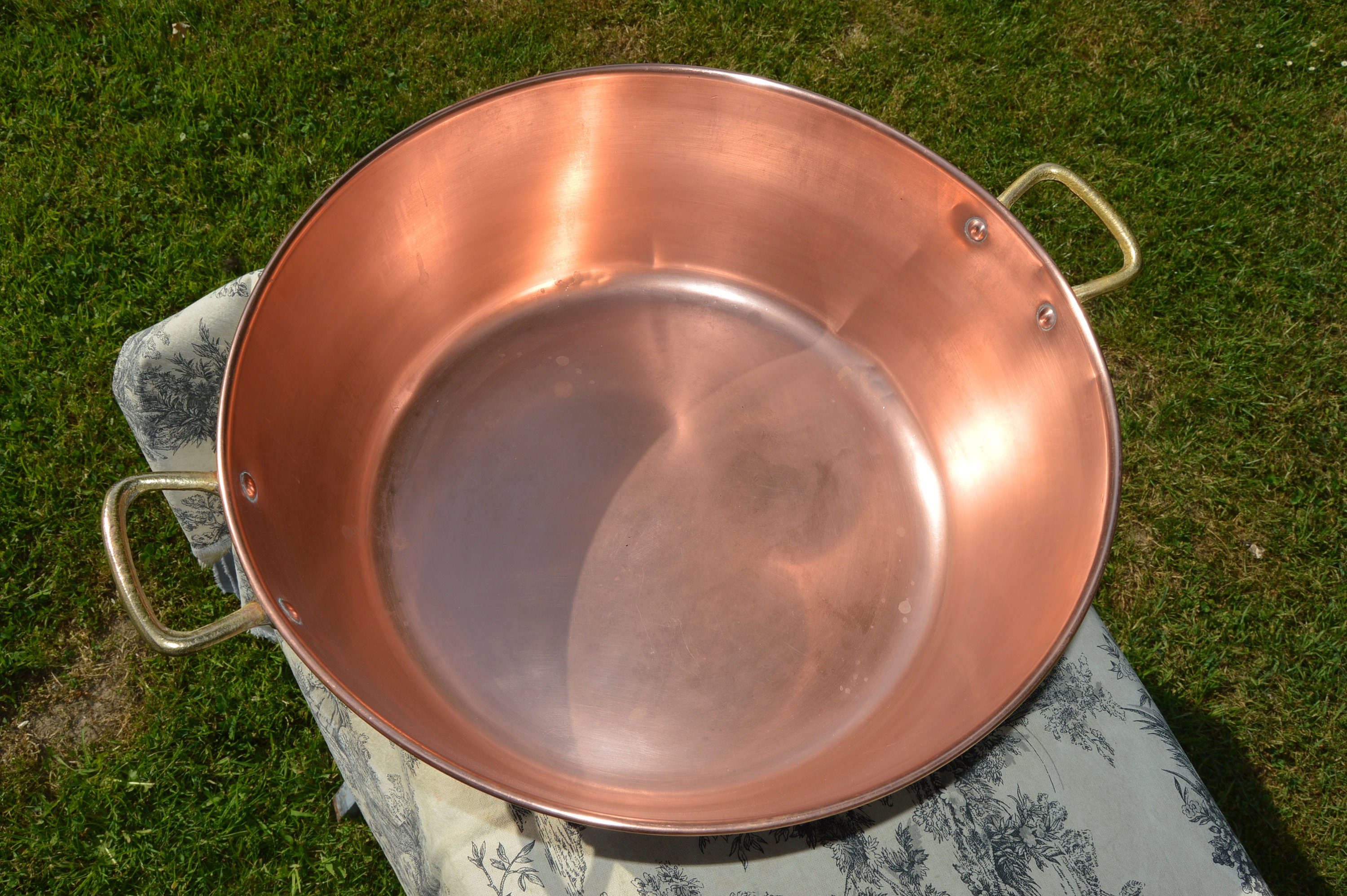 Jam Pan Copper Pan Jam Pan Preserve Pan French Vintage Copper Jam Jelly