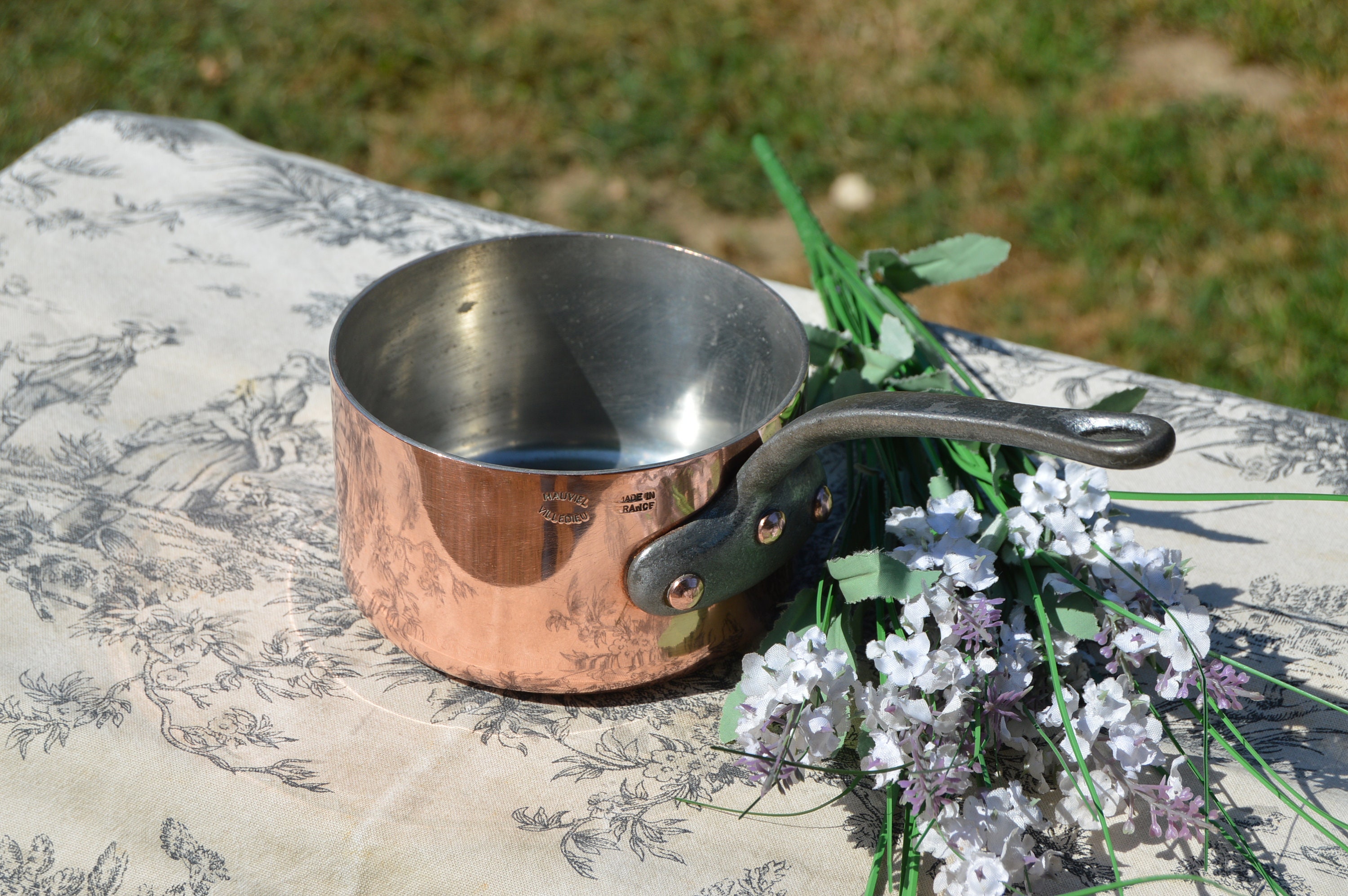 Mauviel Vintage Copper Sauce Pan 2mm Made in France French