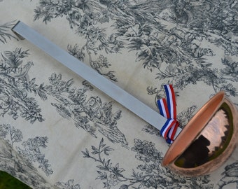 Neue NKC Kupfer Schöpfkelle aus der Normandie Küche Kupfer Marmelade Gelee Löffel Edelstahl Griff Schöpfkelle New Normandy Kitchen Copper Collection Louche
