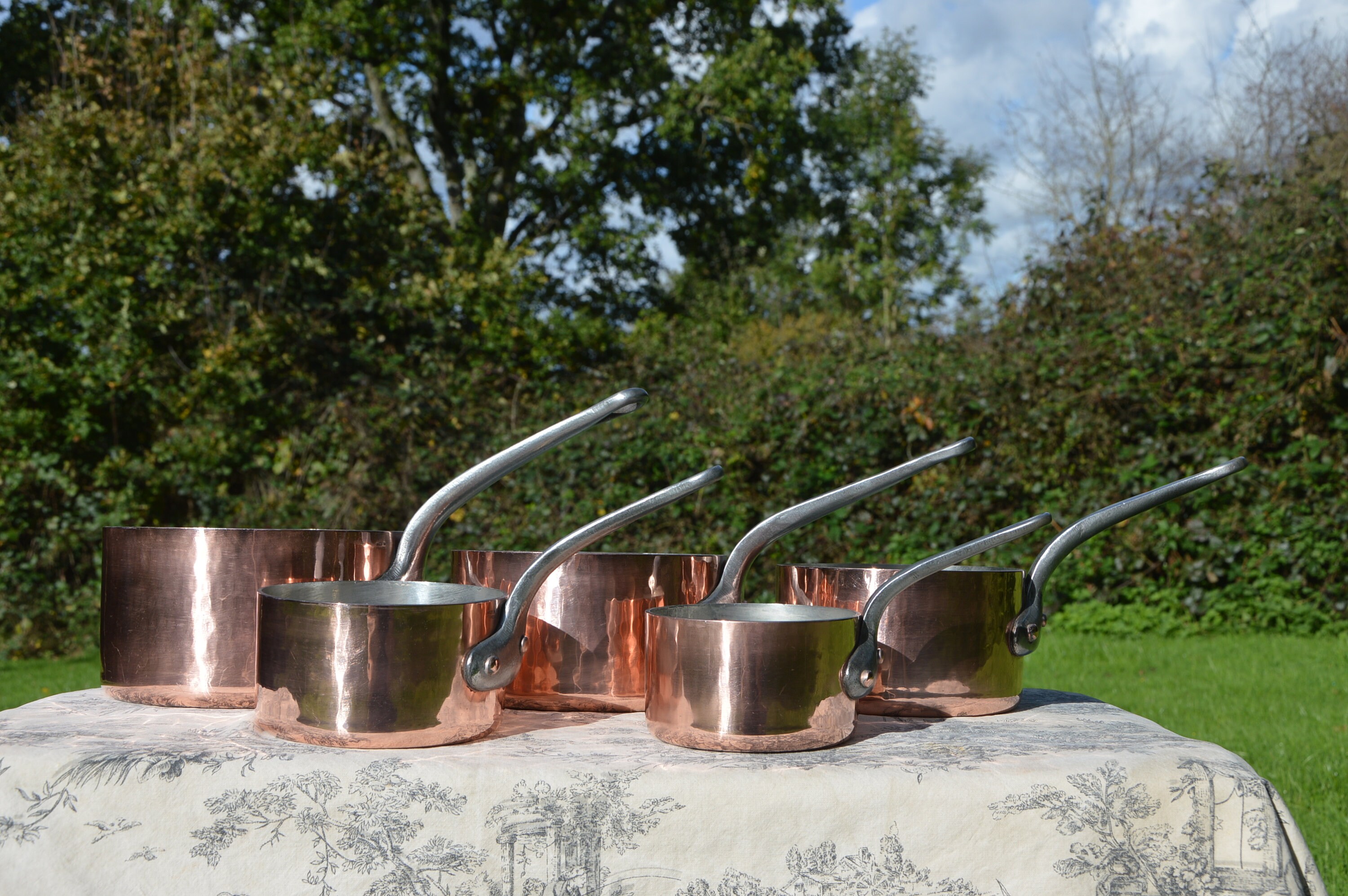 Large Copper Stainless Steel Sauce Pan Pots Stockpots 2.9mm Thick