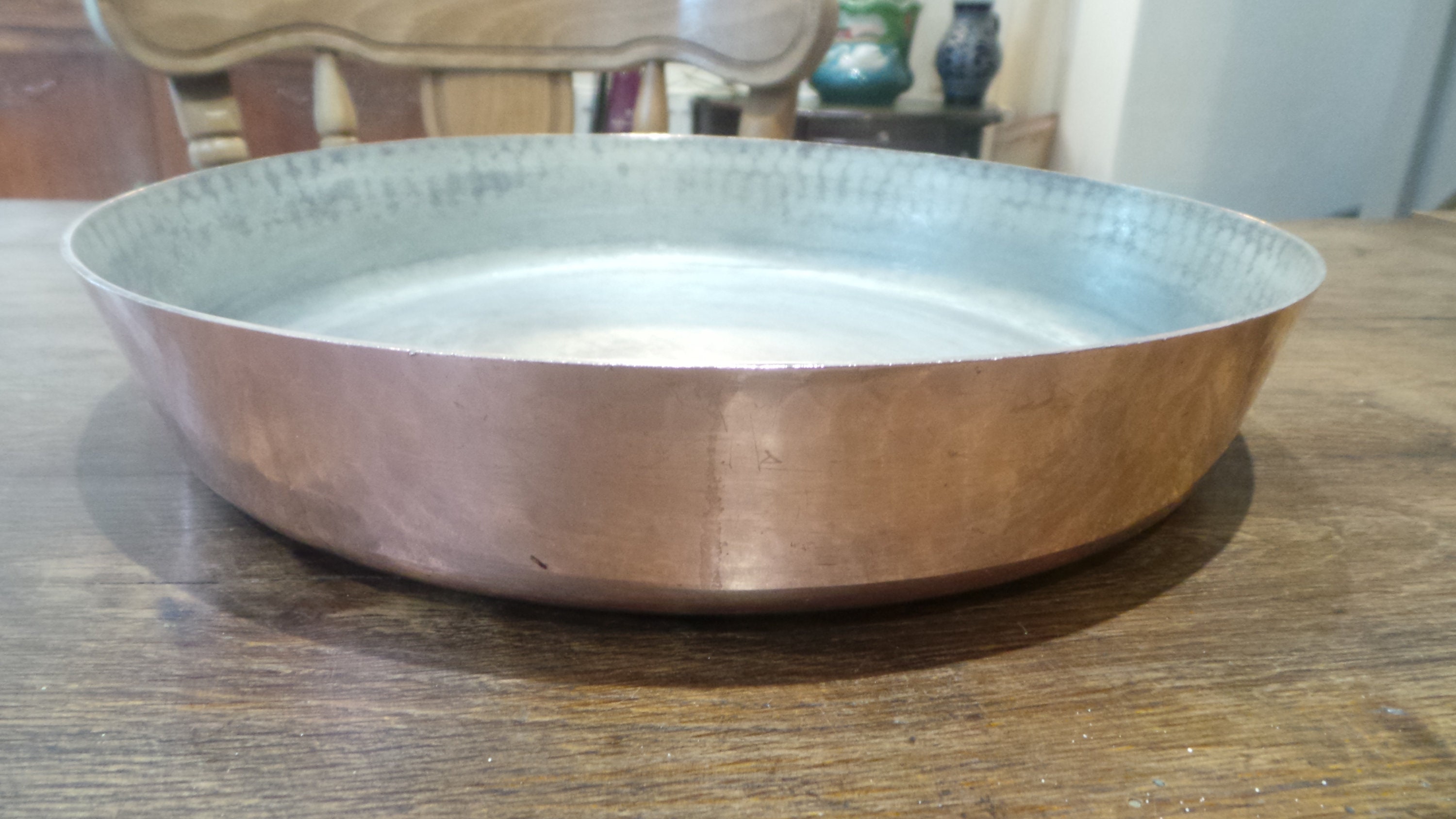 Sarah Copper Tarte Tatin Gratin Pan French Copper Pan Big