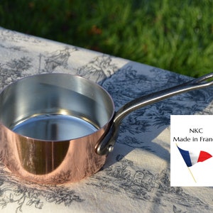 Casserole En Cuivre Avec Intérieur Étain Professionnel 27 Cm