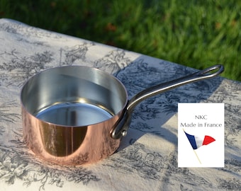 New NKC Copper Pan: Tin-Lined Normandy Kitchen Saucepan, Made in France