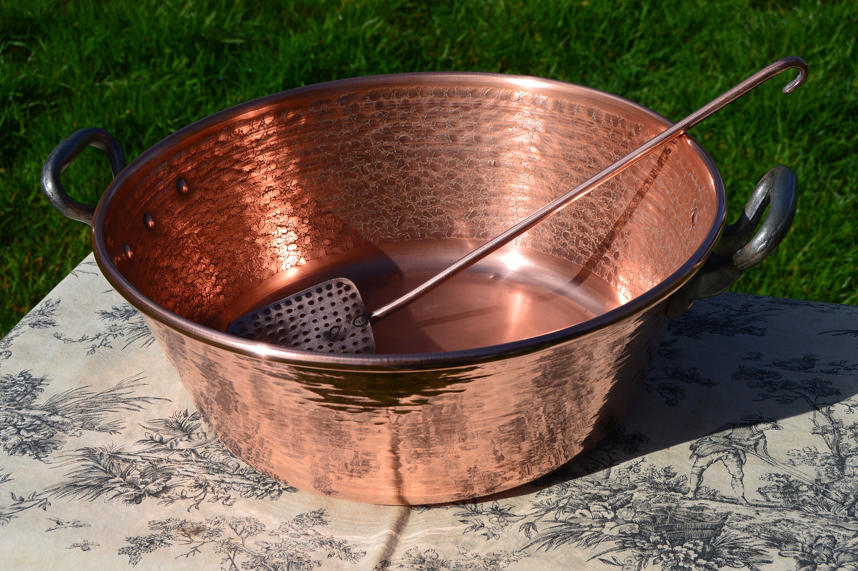 Jam Pan Utensils Preserve Makers Set French Vintage Copper Jam Jelly