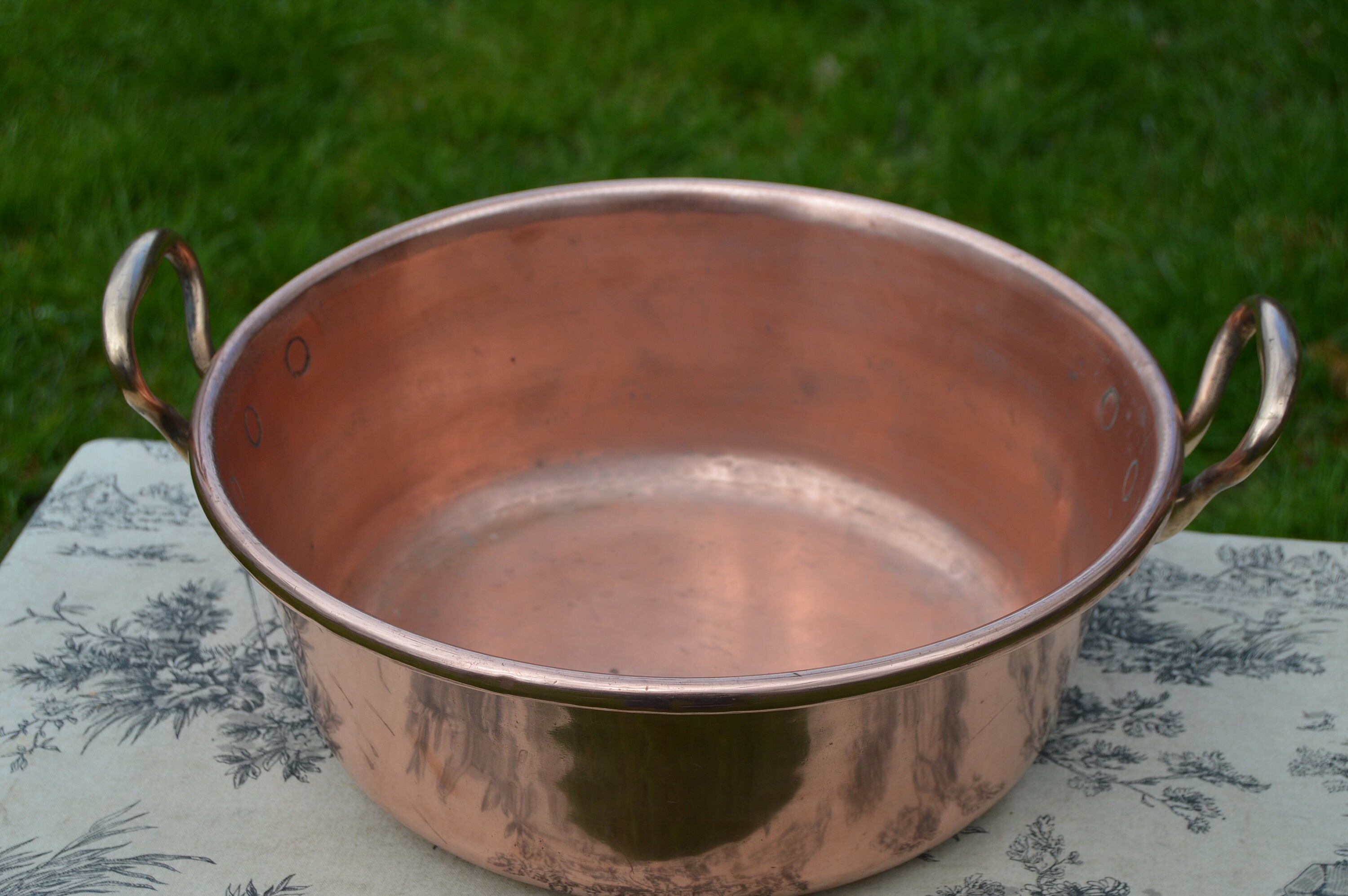 Vintage Copper Jam Pan Midi Sized French Copper Pot Copper Etsy Sweden