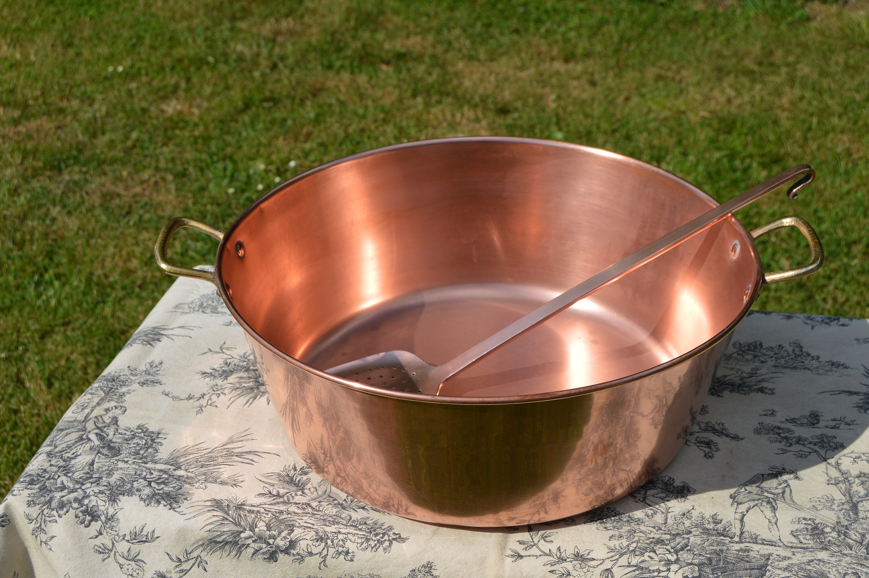 Jam Pan Copper Pan Jam Pan Preserve Pan French Vintage Copper Jam Jelly