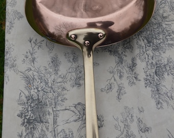 Vintage Copper Sauté, Skillet Pan, 26cm, Bronze Handle, Made in France