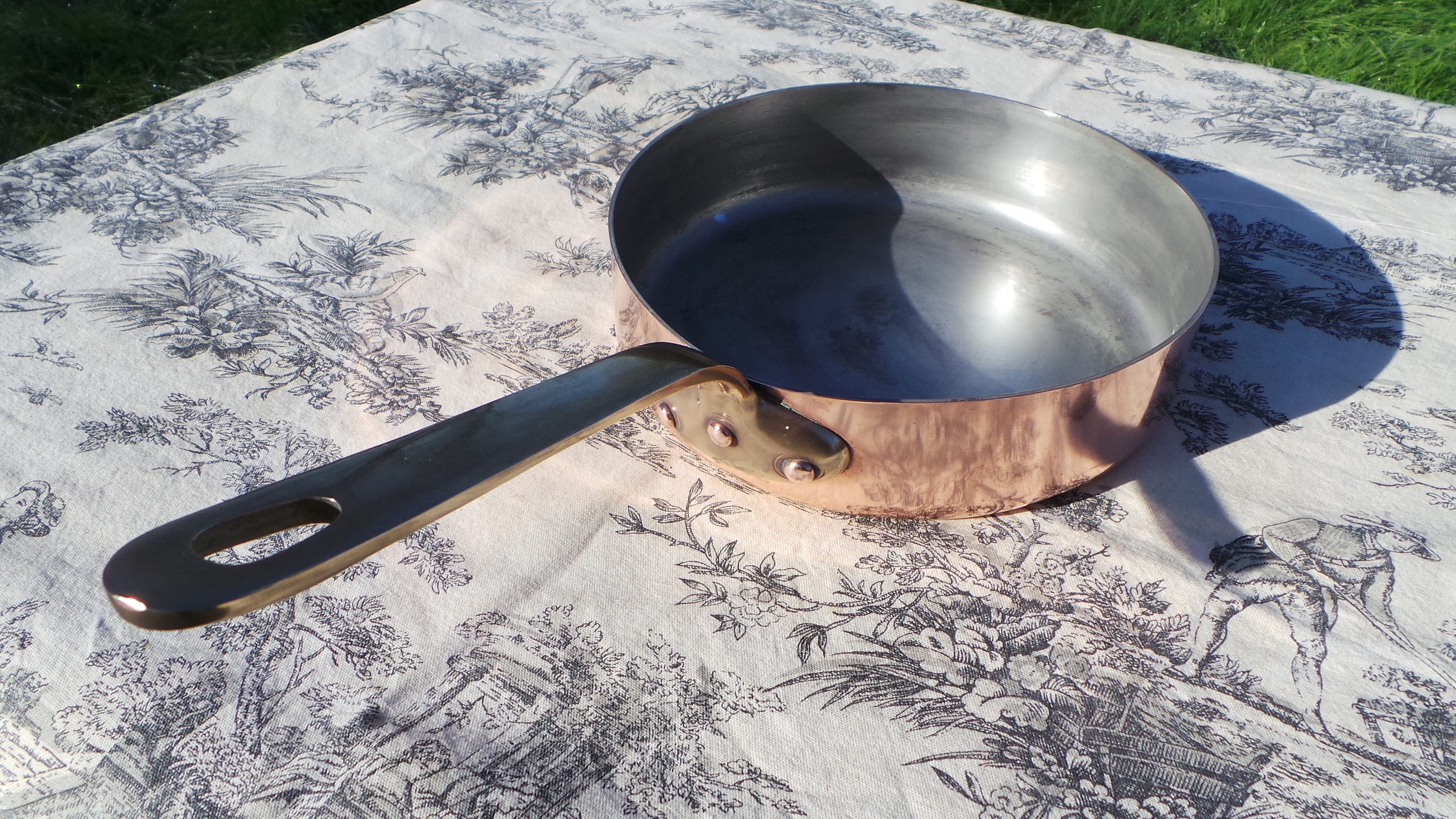 Fry Skillet Saute Pan 20cm or 8 inch Made in France Stamped Vintage