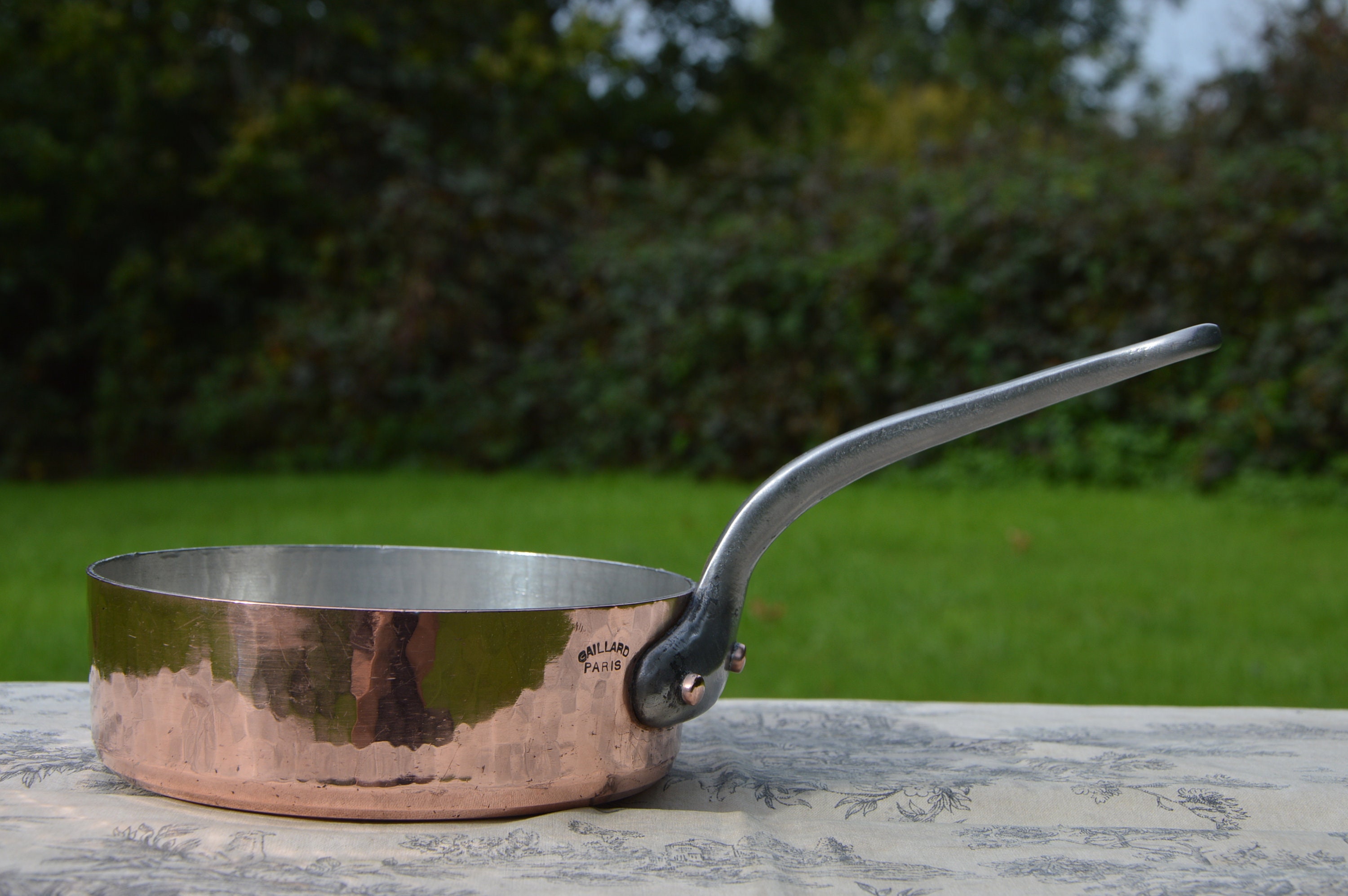 Gaillard Paris Saute 18cm 7 Sauté French Vintage 2.3mm Copper Small