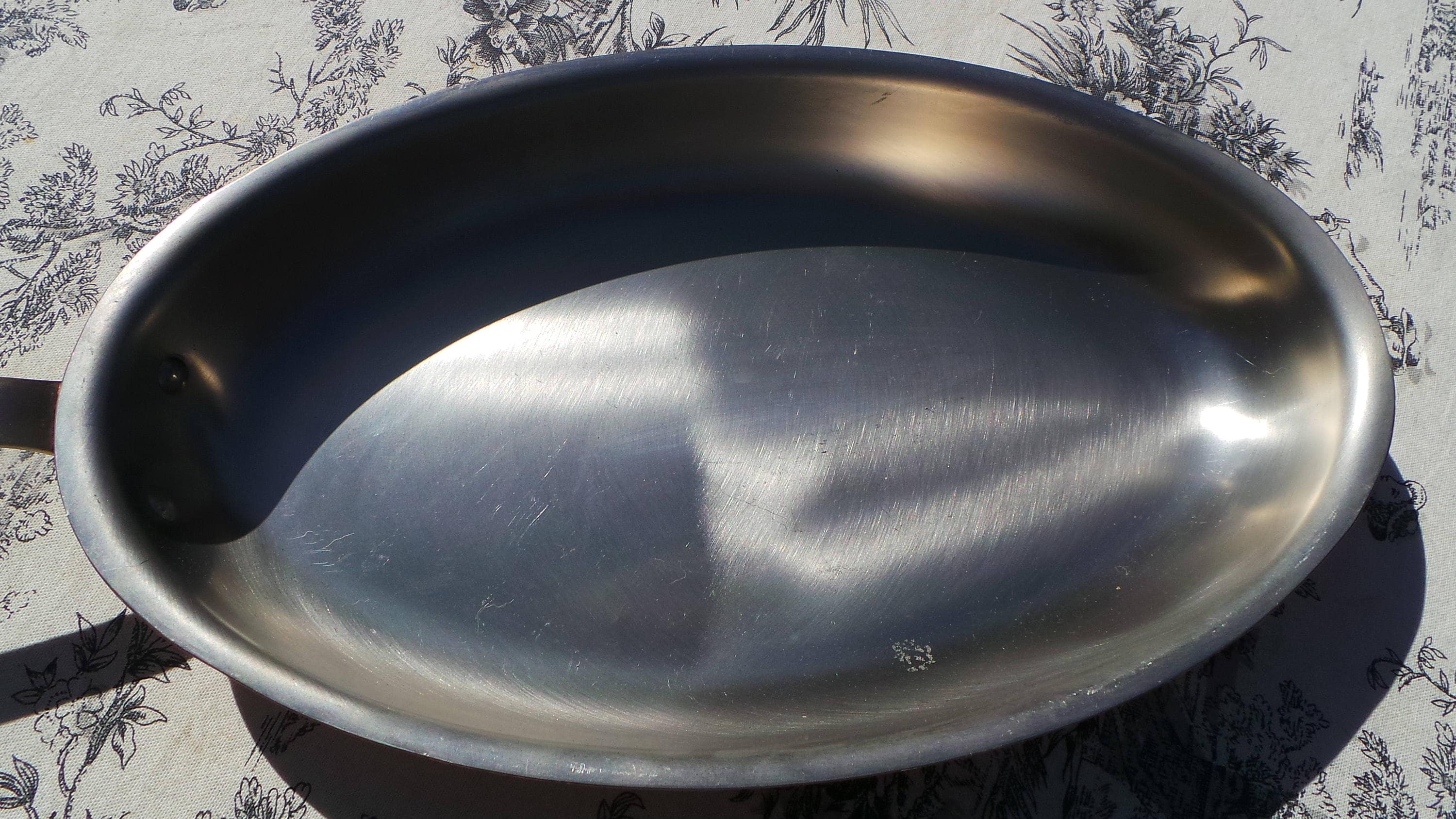 Copper Frying Pan Fish Pan Special Vintage Copper Oval Pan Great for