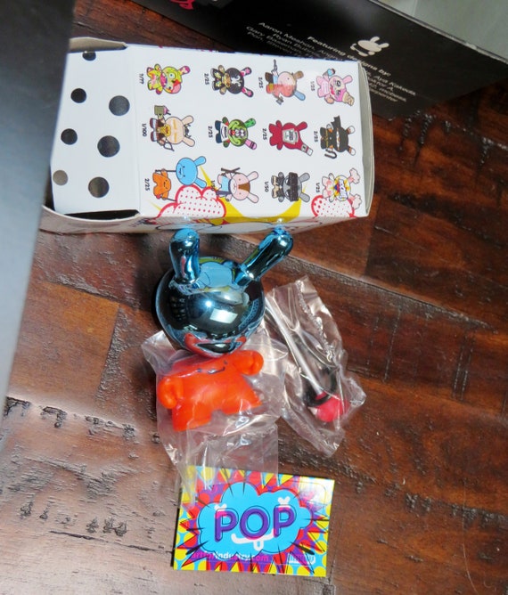 Kidrobot Travis Cain 3 Inch POP Dunny 2010 Series Limited Edition 