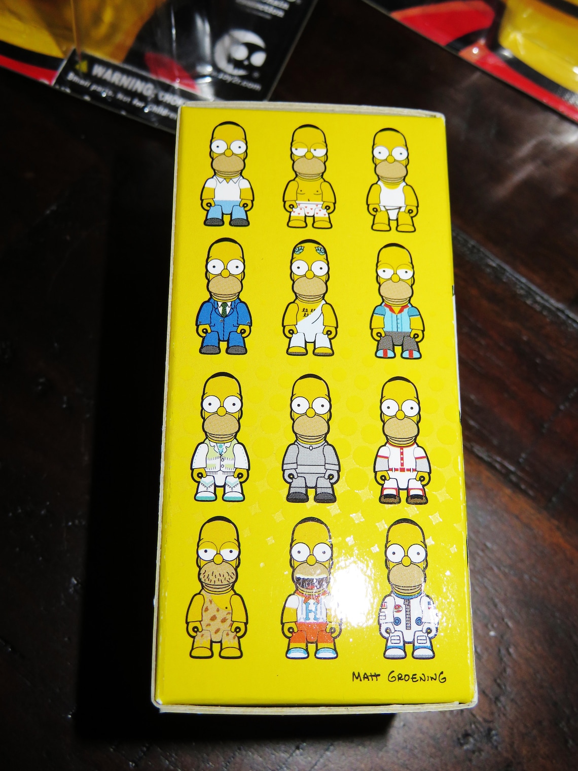 Vintage the Simpsons Qee Mania Series NYCC Exclusive GID Tree Bart DIY ...