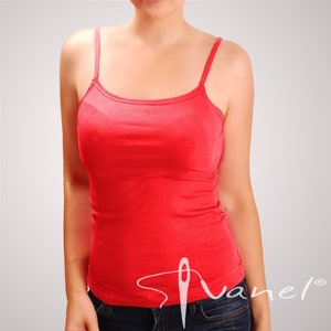 Camiseta sin mangas / Camiseta sin mangas / Camiseta sin mangas / Correa de espagueti para mujeres / Camiseta de verano / Camiseta sin mangas elástica / 28 colores S-XXL
