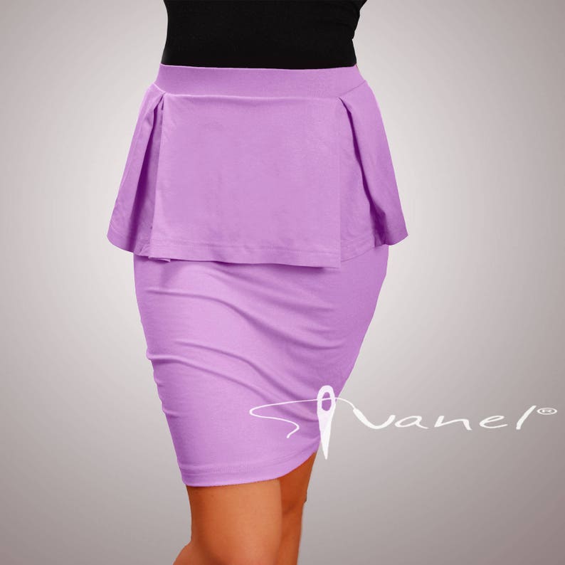 S,M,L Peplum Skirt Peplum pencil skirt Pencilskirt Women/'s Clothing Red peplum skirtBlack skirt Business skirt IVANEL28 colors