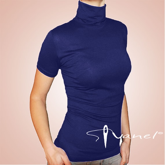 Turtleneck Top, Short Sleeve Turtleneck, Short Sleeves Turtleneck Top, Short Sleeve Turtleneck, Short Sleeves