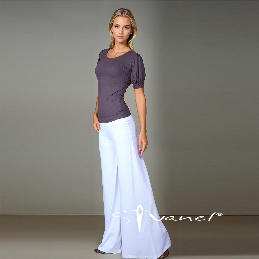 Pantalón falda, Pantalón elegante, Pantalón largo falda, Pantalón