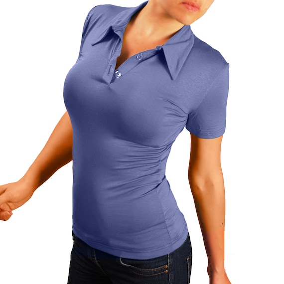 womens polo tee