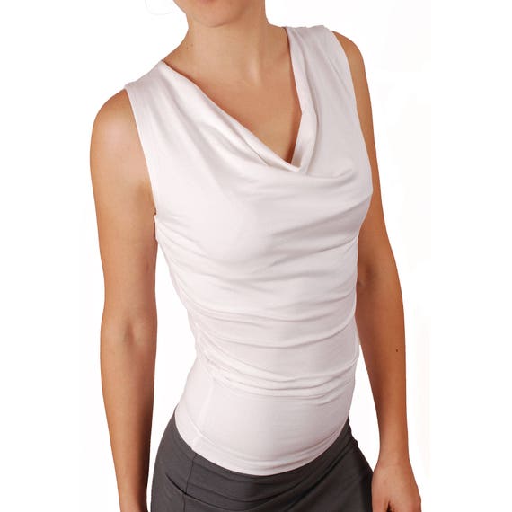 Formal tank top/white tank top/ Stylish 