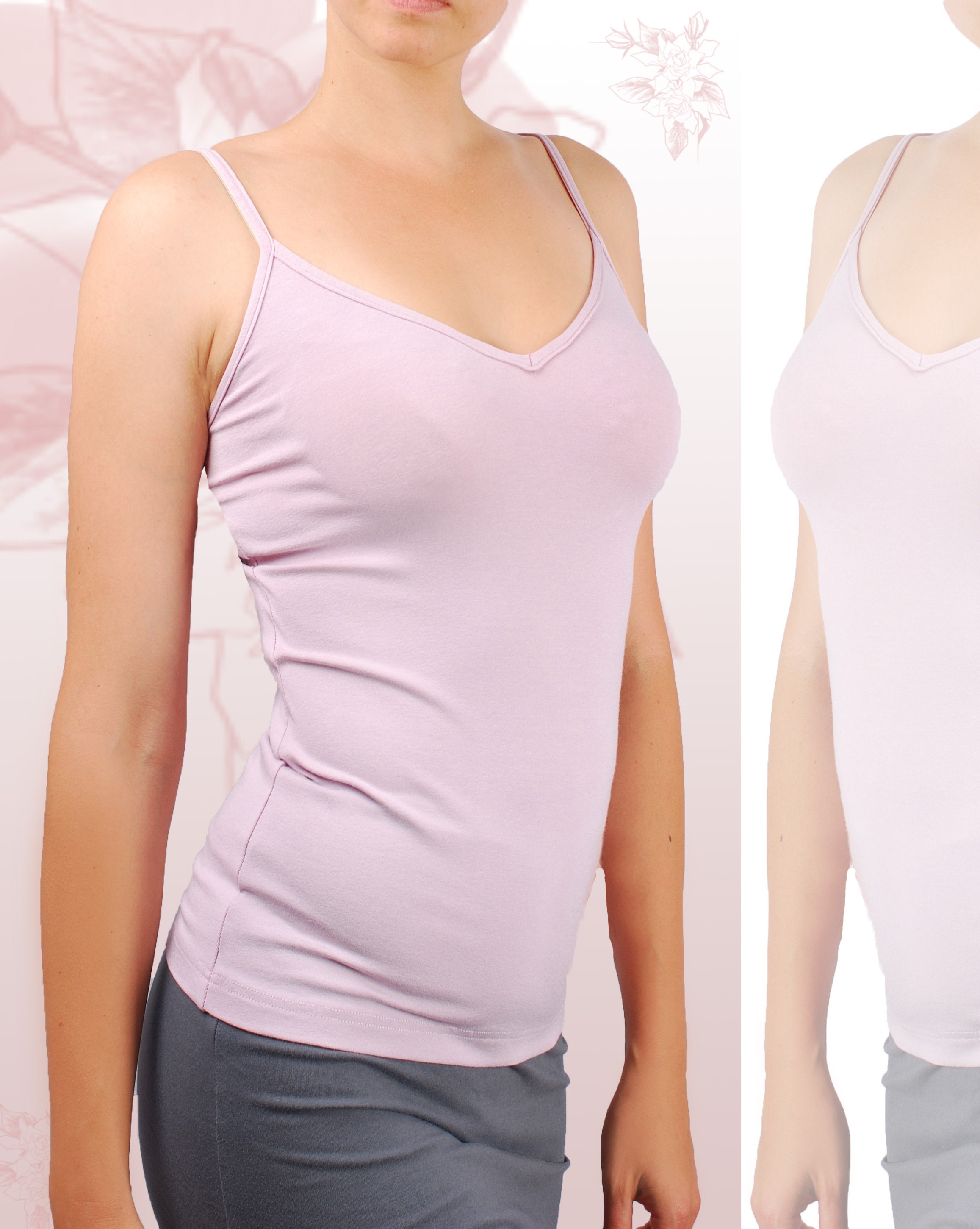 Spaghetti strap shop undershirt