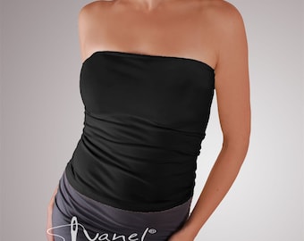 Strapless Tube Top, Fitted Bandeau Blouse, Custom Made Summer Casual Wear