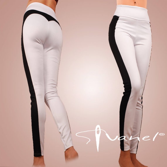 Yoga Leggings / Fitness Leggings / Jogging Leggings / Ladies Leggings / Long  Leggings With Side Strap / IVANEL / 28 Colors S, M, L, XL, XXL -   Ireland