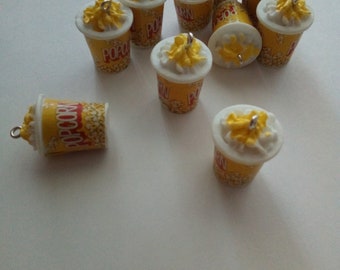 Cute Mini Buttery Popcorn in a Bucket Charms