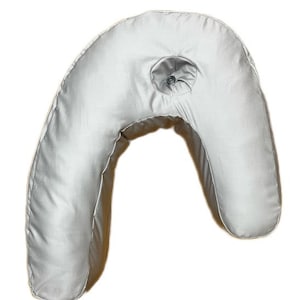 Side Sleeper Sateen Pillowcase 100% cotton,  measures 21 x 17.5 x 5 in.