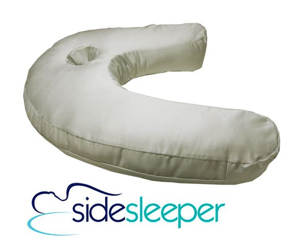 Side Sleeper Pillowcase White 450 TC 100/%cotton
