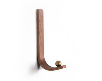 Wall Hook | Coat Hook | Entryway Hook | Modern Wall Hook |  Handcrafted Bent Plywood