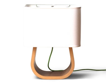 Modern Table Lamp | Bedside Lamp | Desk Lamp | Wooden Lamp | Handcrafted Bent Plywood