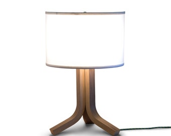 Table Lamp | Wood Lamp | Modern Lamp | Handcrafted Bent Plywood
