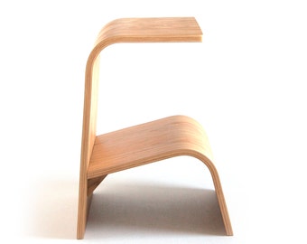End Table | Side Table | Bedside Table | Wood Table | Handcrafted Bent Plywood