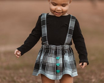 The Lunch Bag  Suspender Skirt Pattern - sizes 0m - 14y