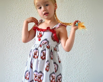 Patrón de costura en PDF: Vestido y túnica Marshmallow para niñas y bebés de 12 meses a 14 años. Vestido con volantes, maxi, de fiesta y de verano. Costura fácil.