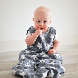 PDF Sewing Pattern: Birthday Brownie Sleep Sack for Babies | Newborn–12m | Easy, Reversible, Cozy Knit