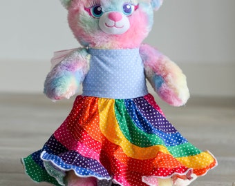 Peppermint Swirl Dress for Bears & Stuffies