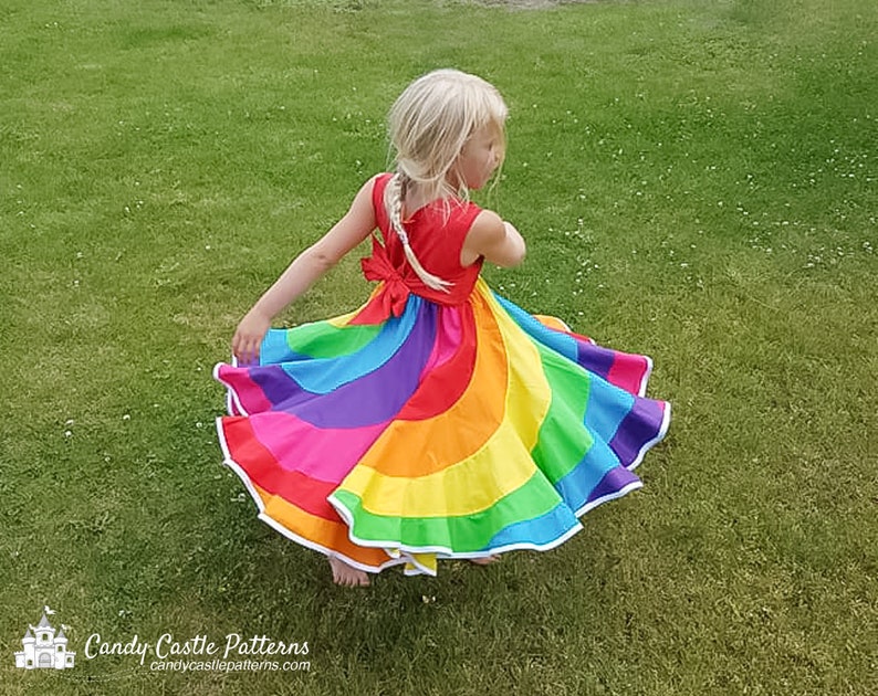 Pfefferminz-Swirl-Kleid PDF-Muster Bild 9