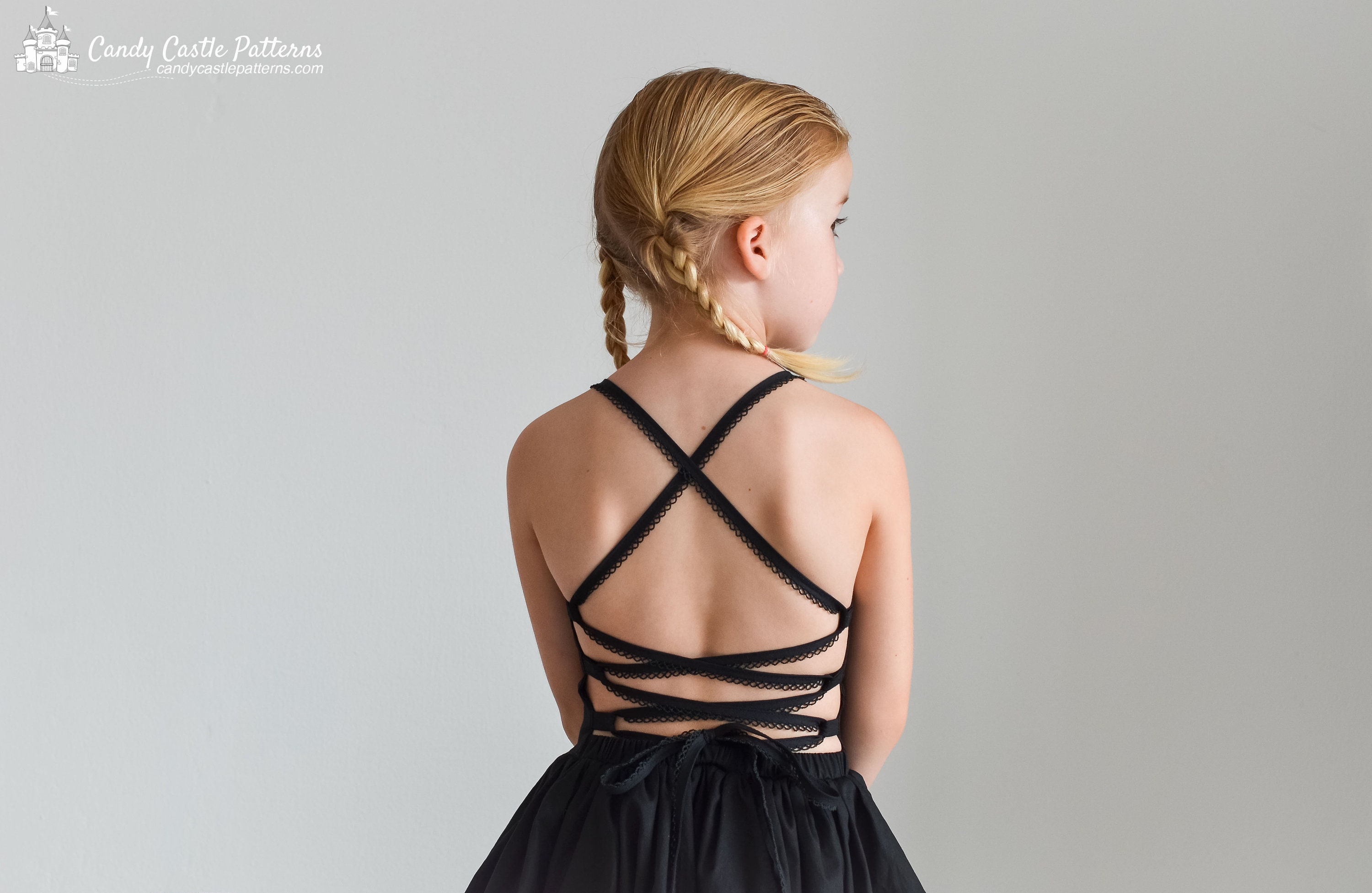 Strawberry Laces Lace-up Dress PDF Pattern 6m-14y - Etsy